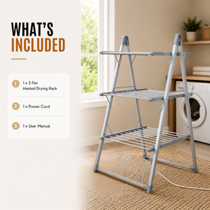 Home Republic 3 Tier Foldable Heated Air Dryer