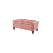 Home Republic Luna Velvet Storage Seat
