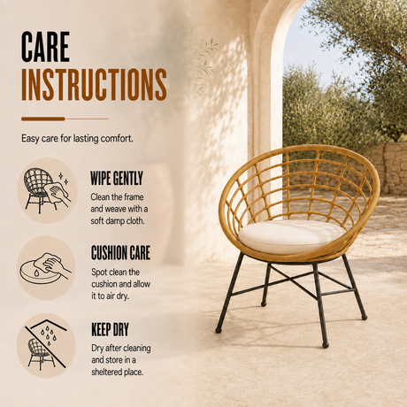 Home Republic Venice Rattan Chair