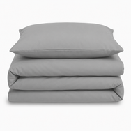Velosso Microfibre Plain Duvet Cover & Pillowcase Set
