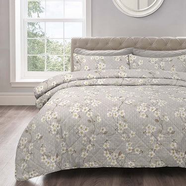 Shabby Chic Floral Cherry Blossom Bedspread Set