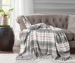Velosso Aztec Jacquard Throw 100% Cotton