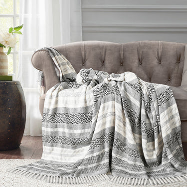 Aztec Jacquard Throw 100% Cotton