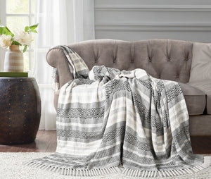 Velosso Aztec Jacquard Throw 100% Cotton
