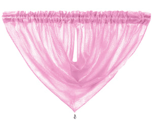 Intimates Alessandria Sparkly Sheer Curtain Swag