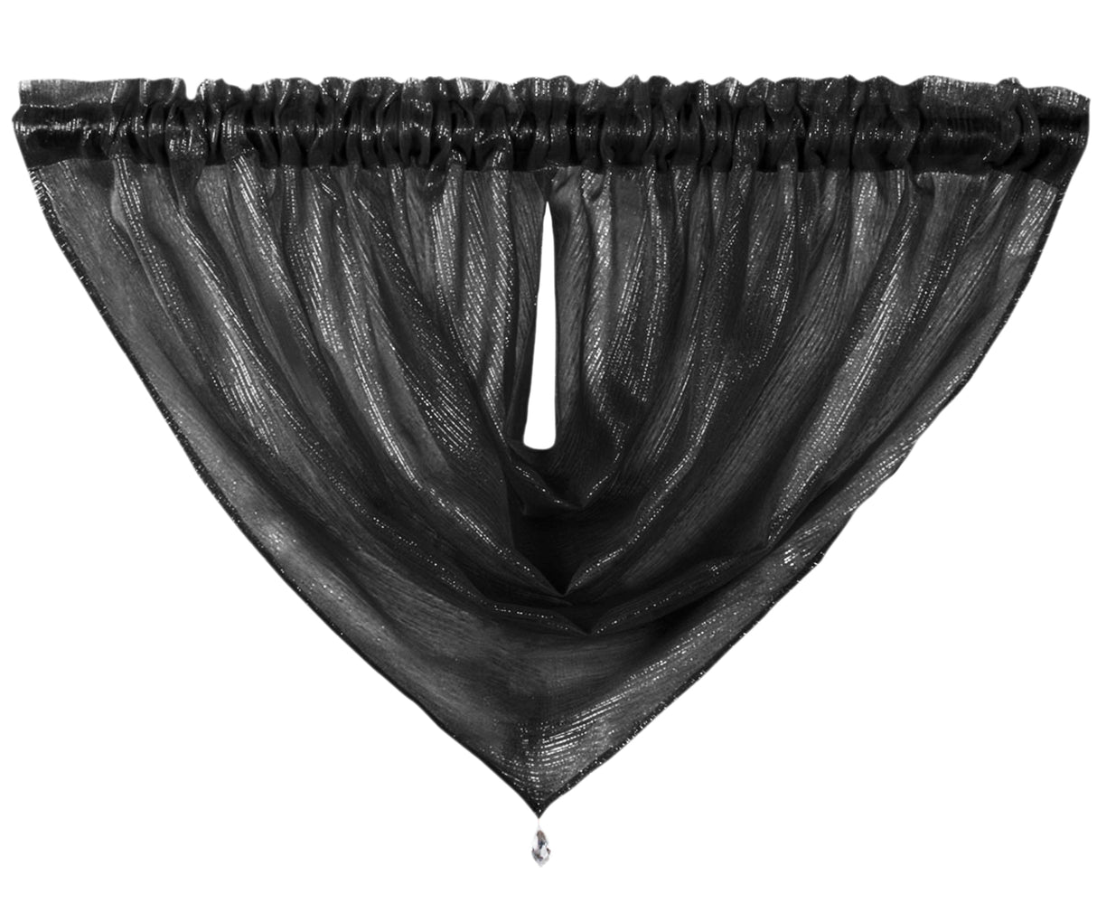 Intimates Alessandria Sparkly Sheer Curtain Swag