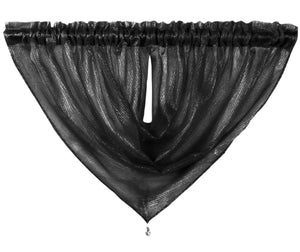 Intimates Alessandria Sparkly Sheer Curtain Swag