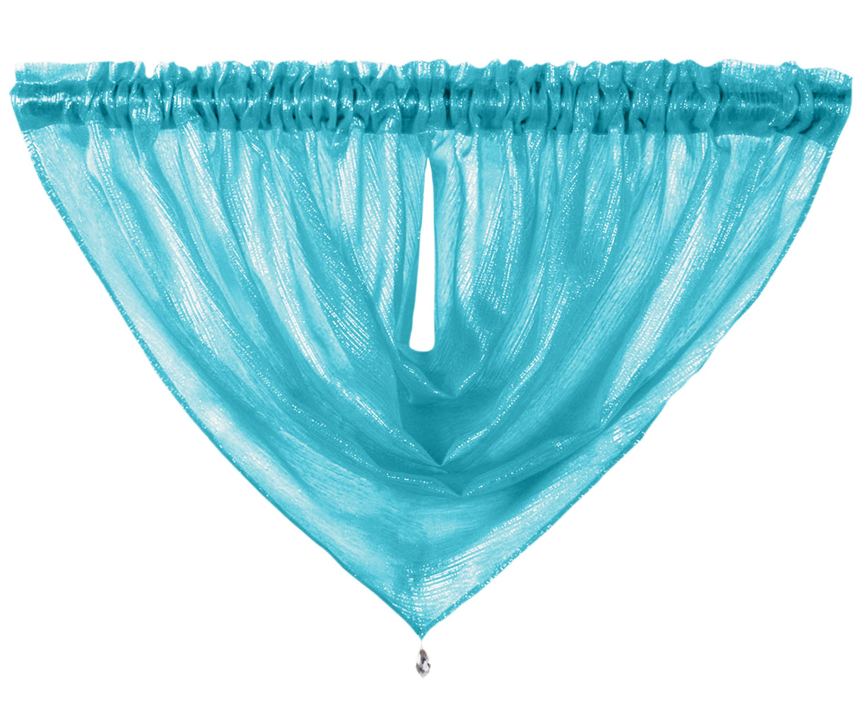 Intimates Alessandria Sparkly Sheer Curtain Swag