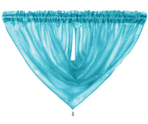 Intimates Alessandria Sparkly Sheer Curtain Swag