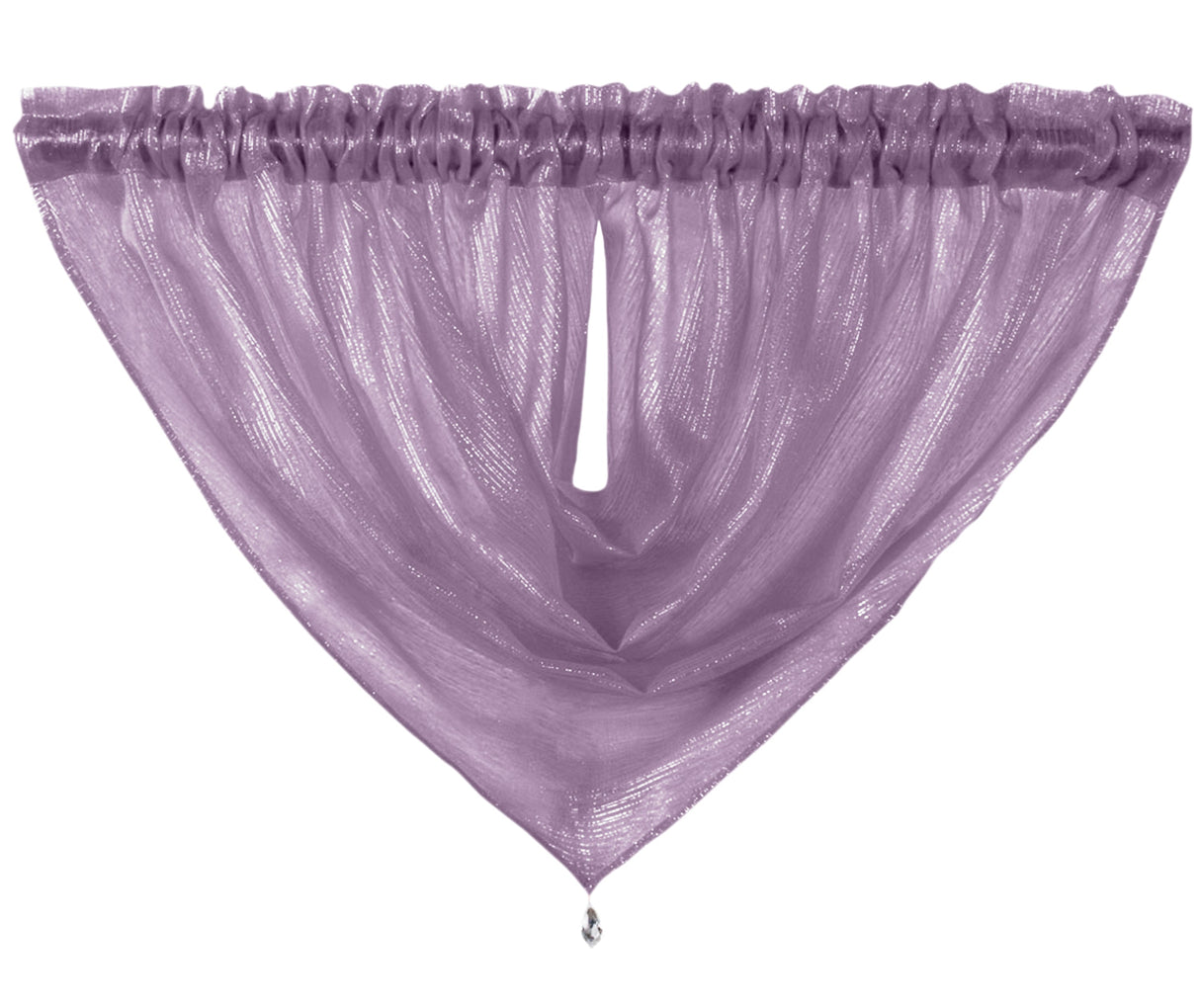Intimates Alessandria Sparkly Sheer Curtain Swag