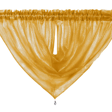 Sparkly Sheer Voile Swag