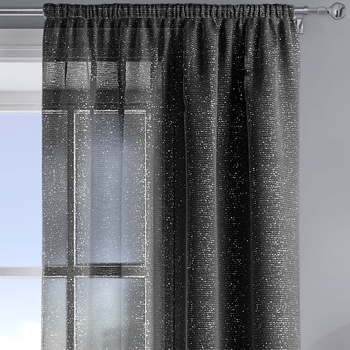 Intimates Alessandria Sparkly Sheer Voile Panel