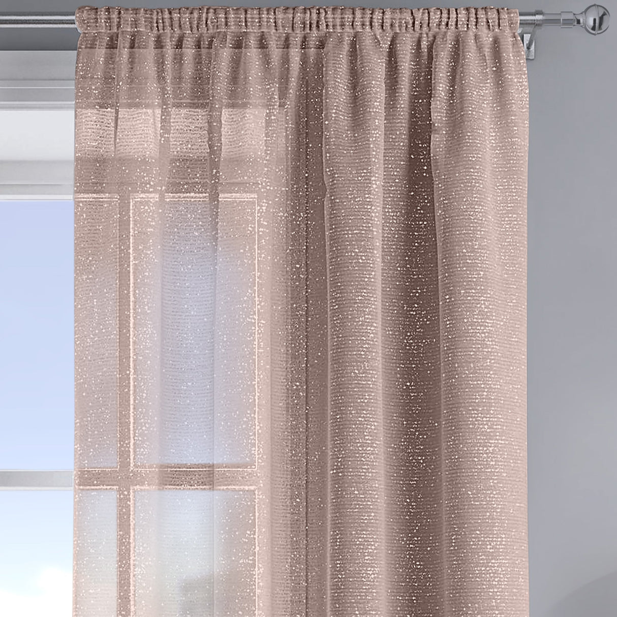 Intimates Alessandria Sparkly Sheer Voile Panel