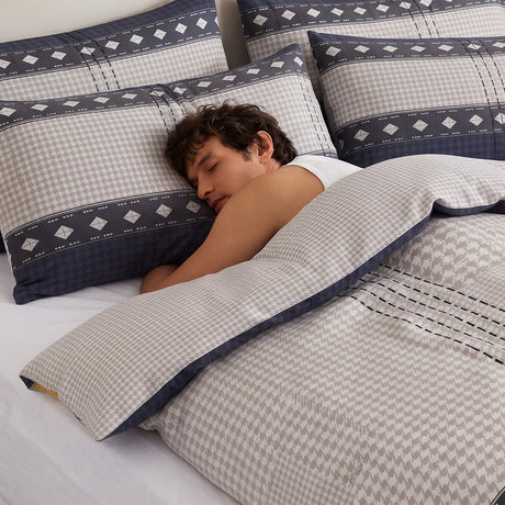 Velosso Atlas Duvet Cover And Pillowcase Set