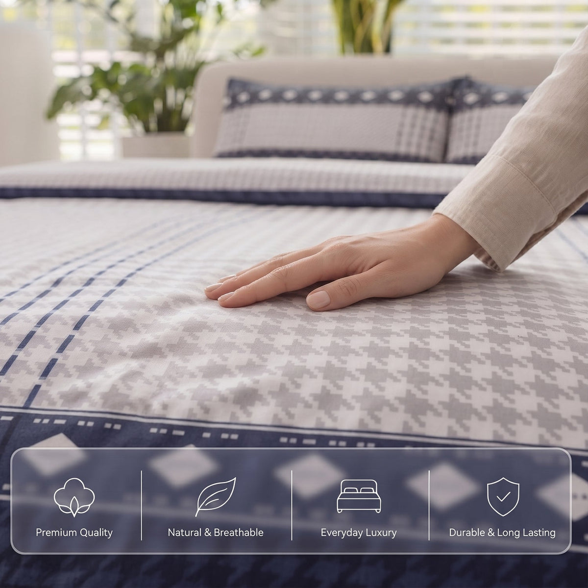 Velosso Atlas Duvet Cover And Pillowcase Set