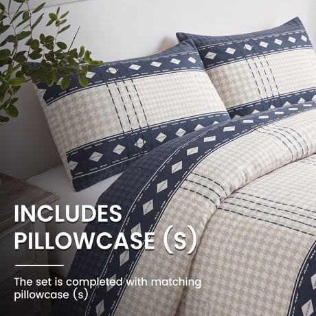 Velosso Atlas Duvet Cover And Pillowcase Set