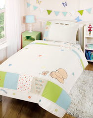 Forever Friends Little Star Cot Bed Duvet Cover And Pillowcase Set