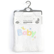 My Little World Baby Embroidered Shawl