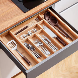 Home Republic Bamboo Kitchen Draw Organiser