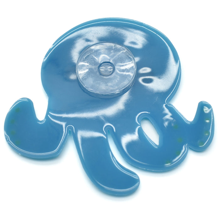 Splat Octopus Blue Bath Mat Grips Suction Anti-Slip