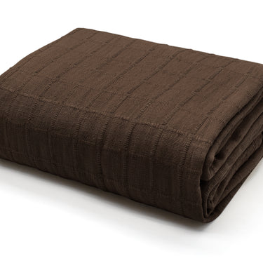 Batten Check Woven Tassel 100% Cotton Throw