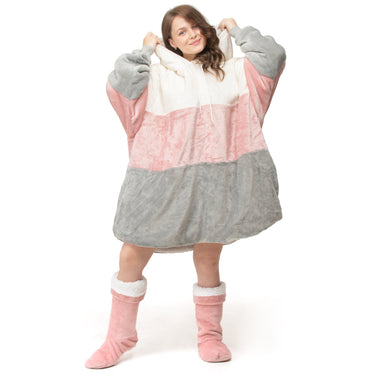 Tonal Oversized Hoodie Blanket