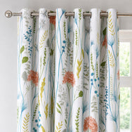 Florelle Bloomfield Floral Ring Top Curtains