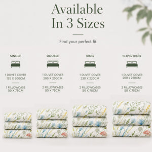 Florelle Bloomfield Wild Meadow Duvet Cover And Pillowcase Set