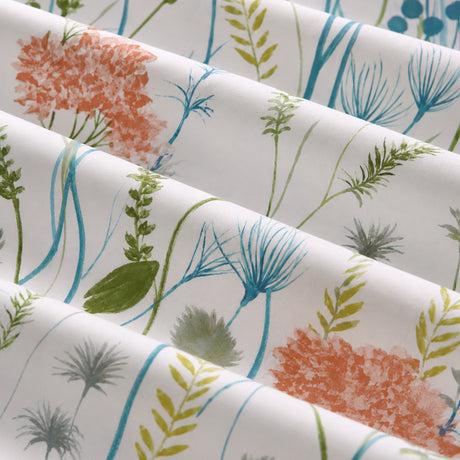 Florelle Bloomfield Floral Ring Top Curtains