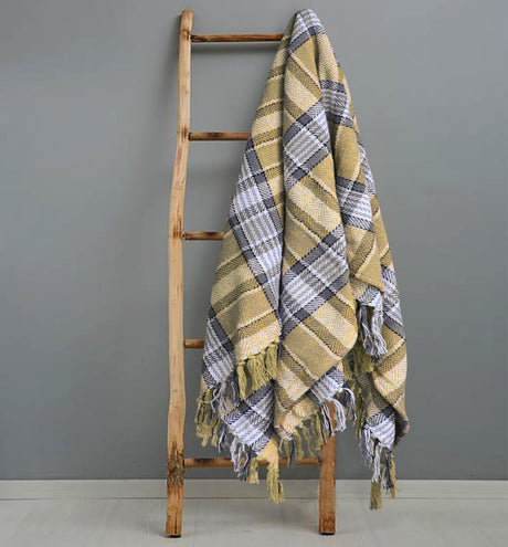 Velosso Bourbon Check Throw 100%