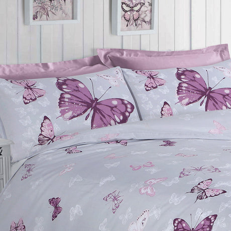 Velosso Butterfly Glaze Duvet Cover & Pillowcase Set