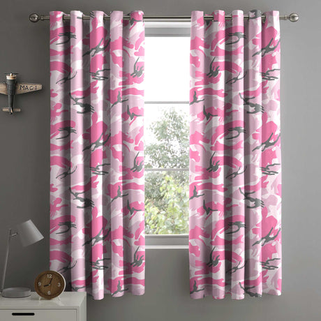Velosso Camouflage Ring Top Curtains