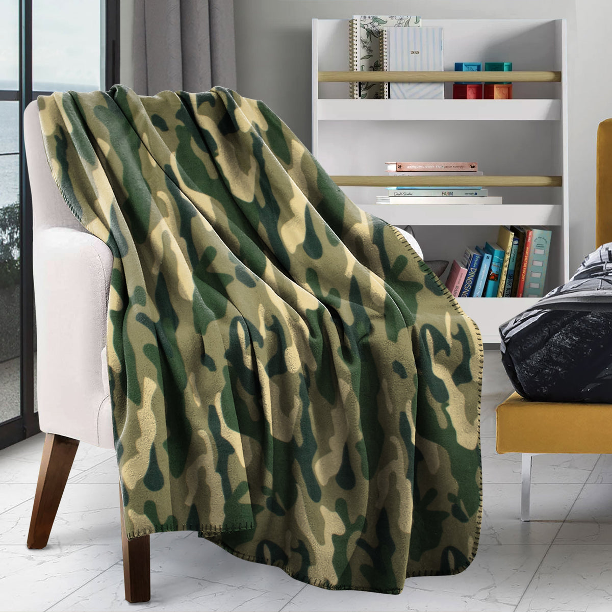 Velosso Camouflage Polar Fleece Blanket