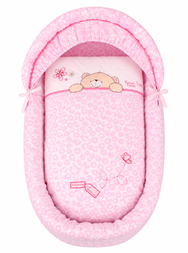 Forever Friends Beautiful Wicker Moses Basket Dressing