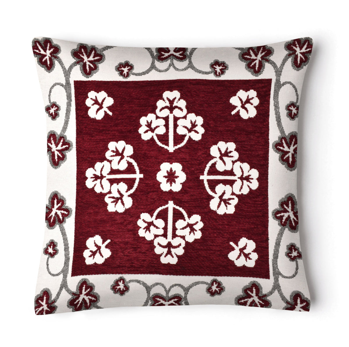 Ashley Mills Chenille Pattern Cushion