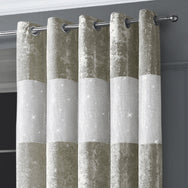 Intimates Crushed Velvet Diamante Ring Top Curtains