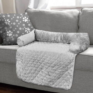 Pet Winks Crushed Velvet Sofa Topper