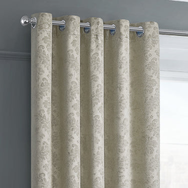 Damask Ring Top Curtains