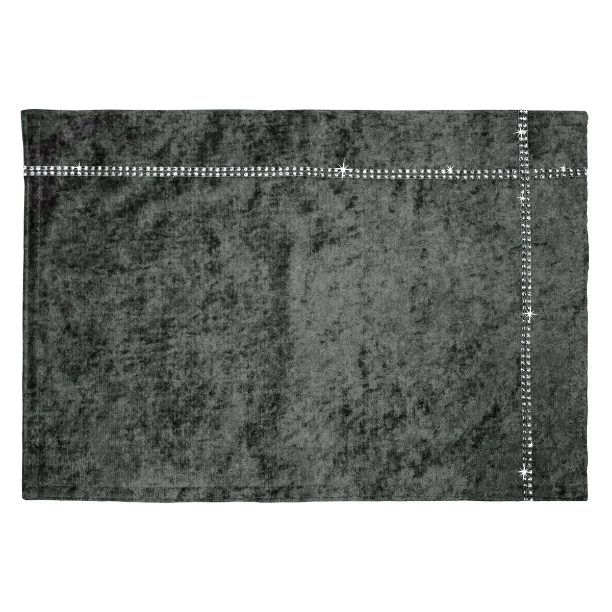 Kitchen Trends Crushed Velvet Diamante Palcemats
