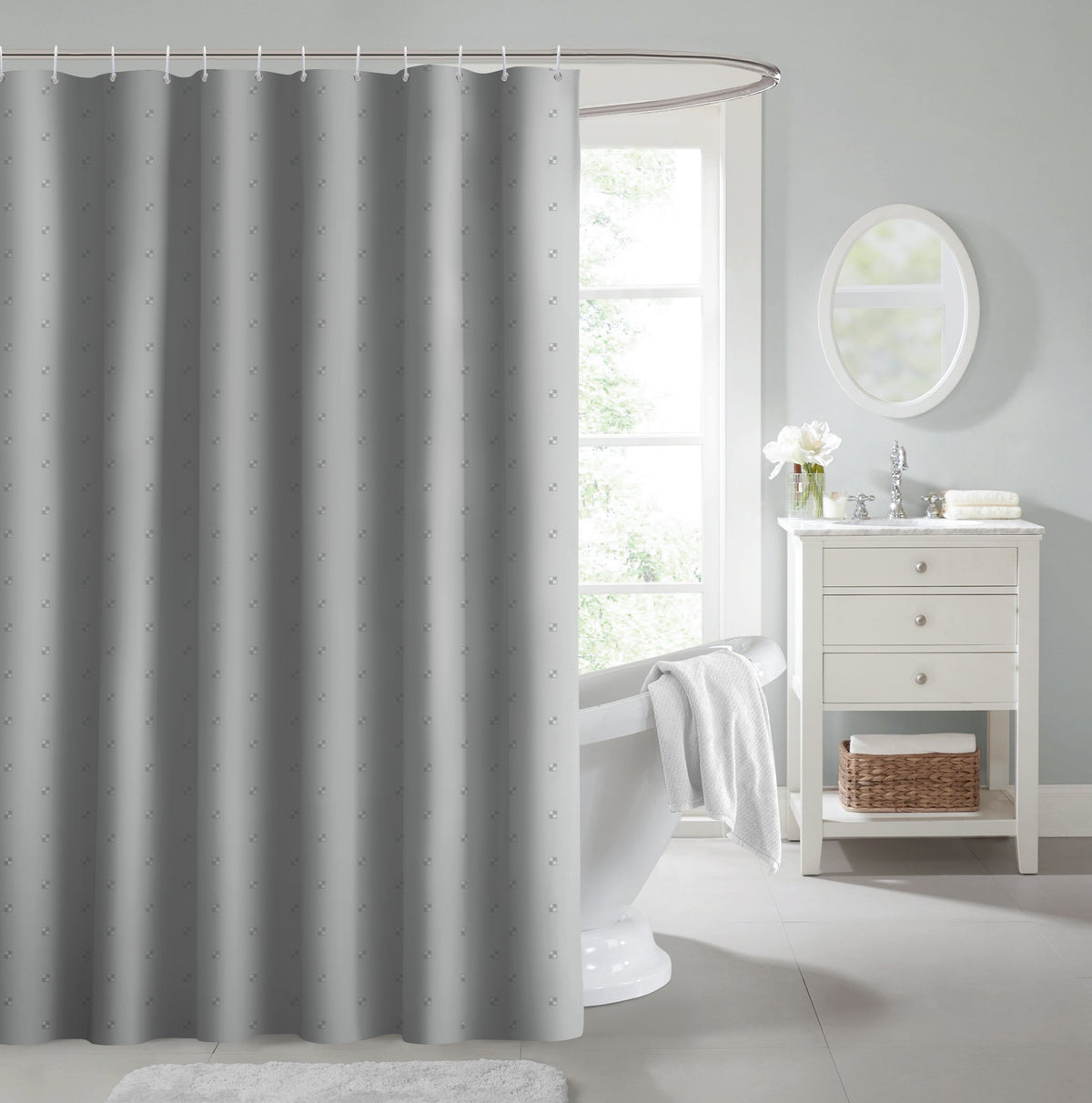 Velosso Dots Shower Curtains
