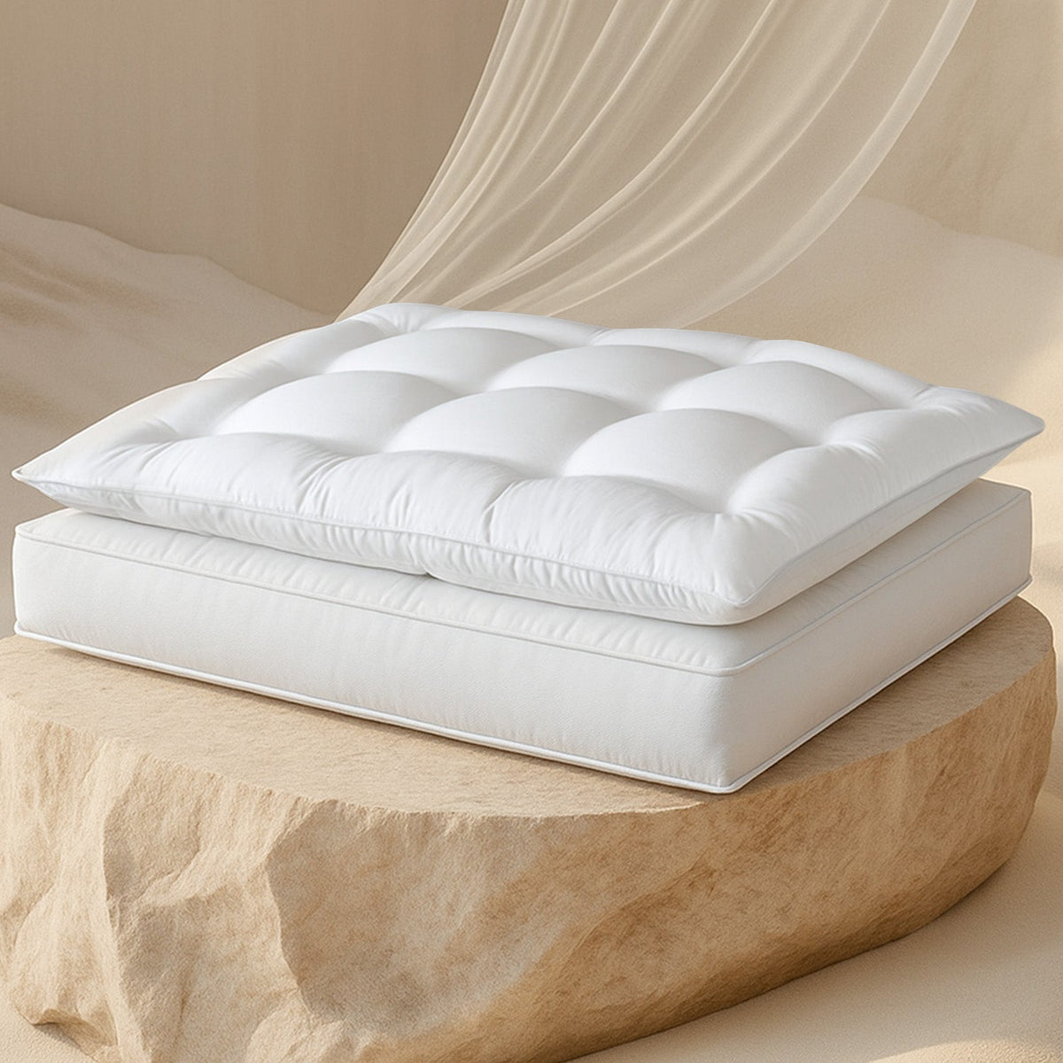 Sweet Dreams Soft As Down Dual Layer Pillow