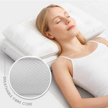 Sweet Dreams Soft As Down Dual Layer Pillow