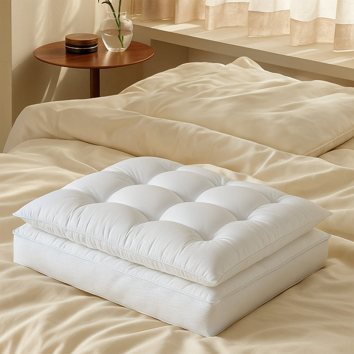 Sweet Dreams Soft As Down Dual Layer Pillow