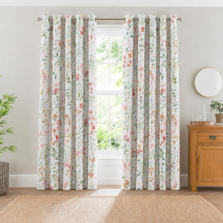 Florelle Eleanor Watercolour Ring Top Curtains