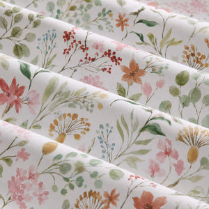 Florelle Eleanor Watercolour Ring Top Curtains