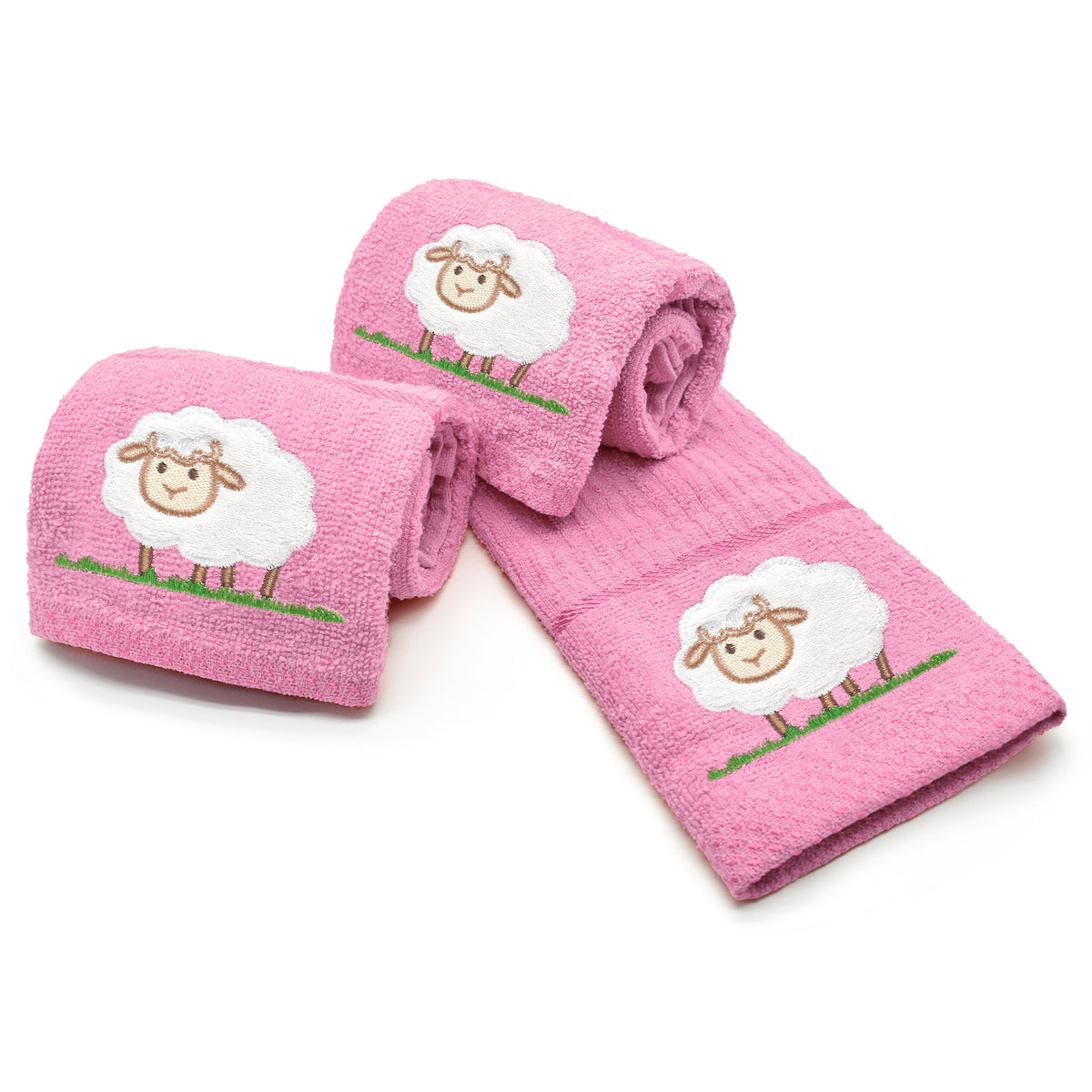 Velosso Sheep Embroidered Cotton Tea Towel