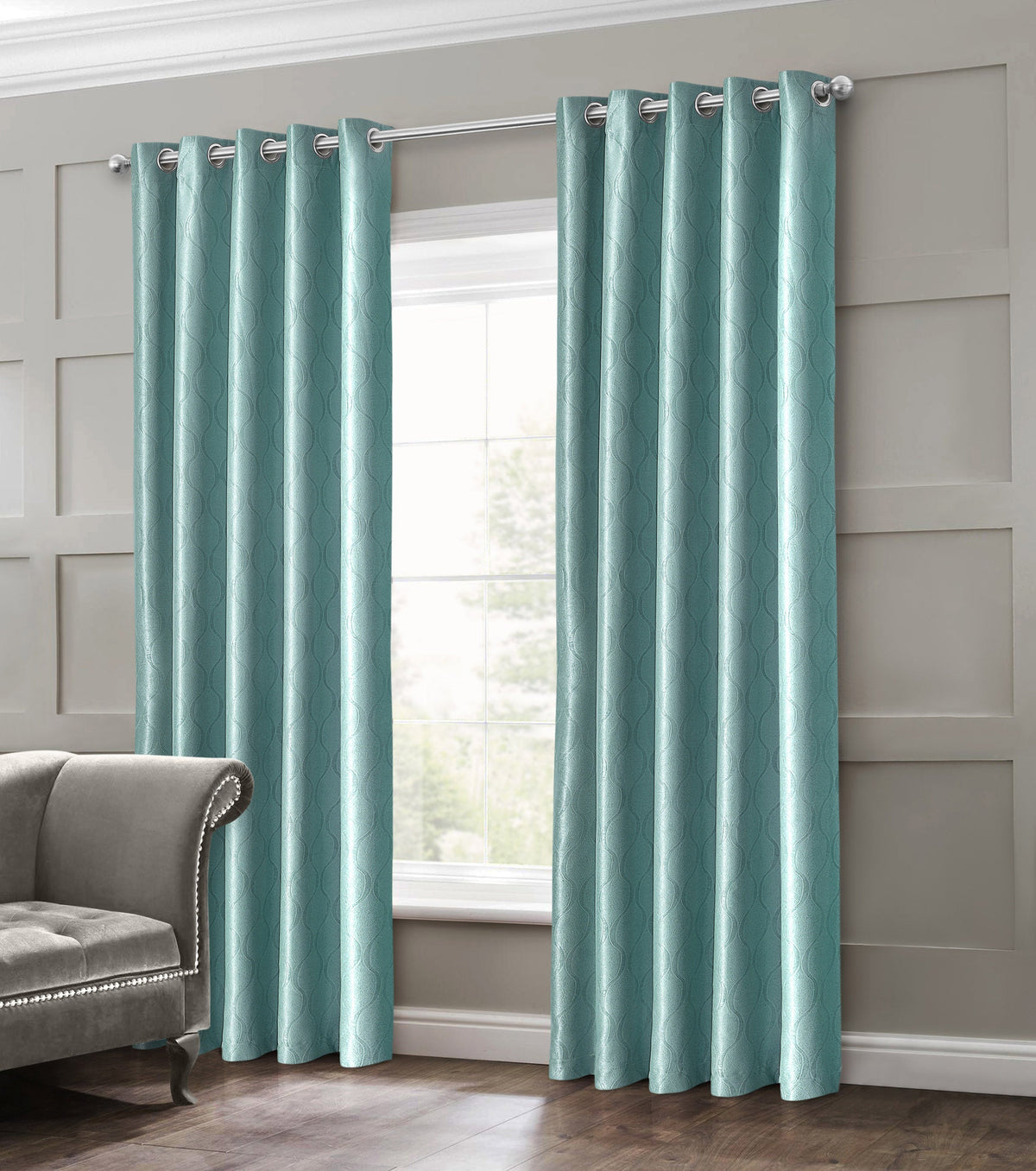 Velosso Evisa Blackout Ring Top Curtains
