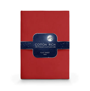 Velosso Cotton Rich Pecale Plain Dyed Valance Sheet