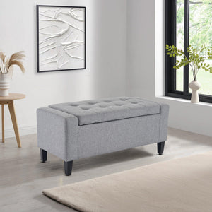 Home Republic Keswick Linen Storage Seat