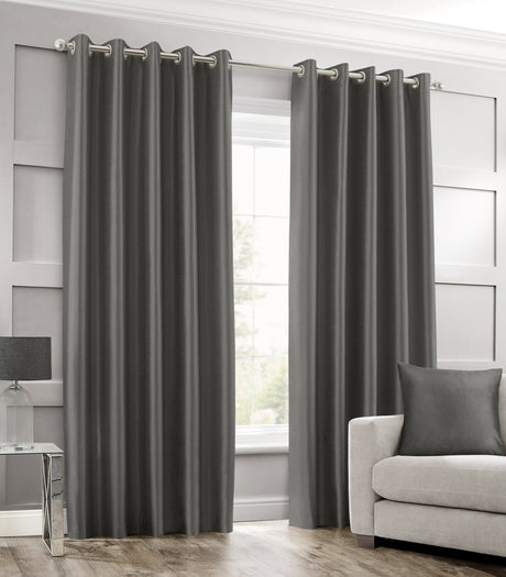 Intimates Faux Silk Ring Top Curtains